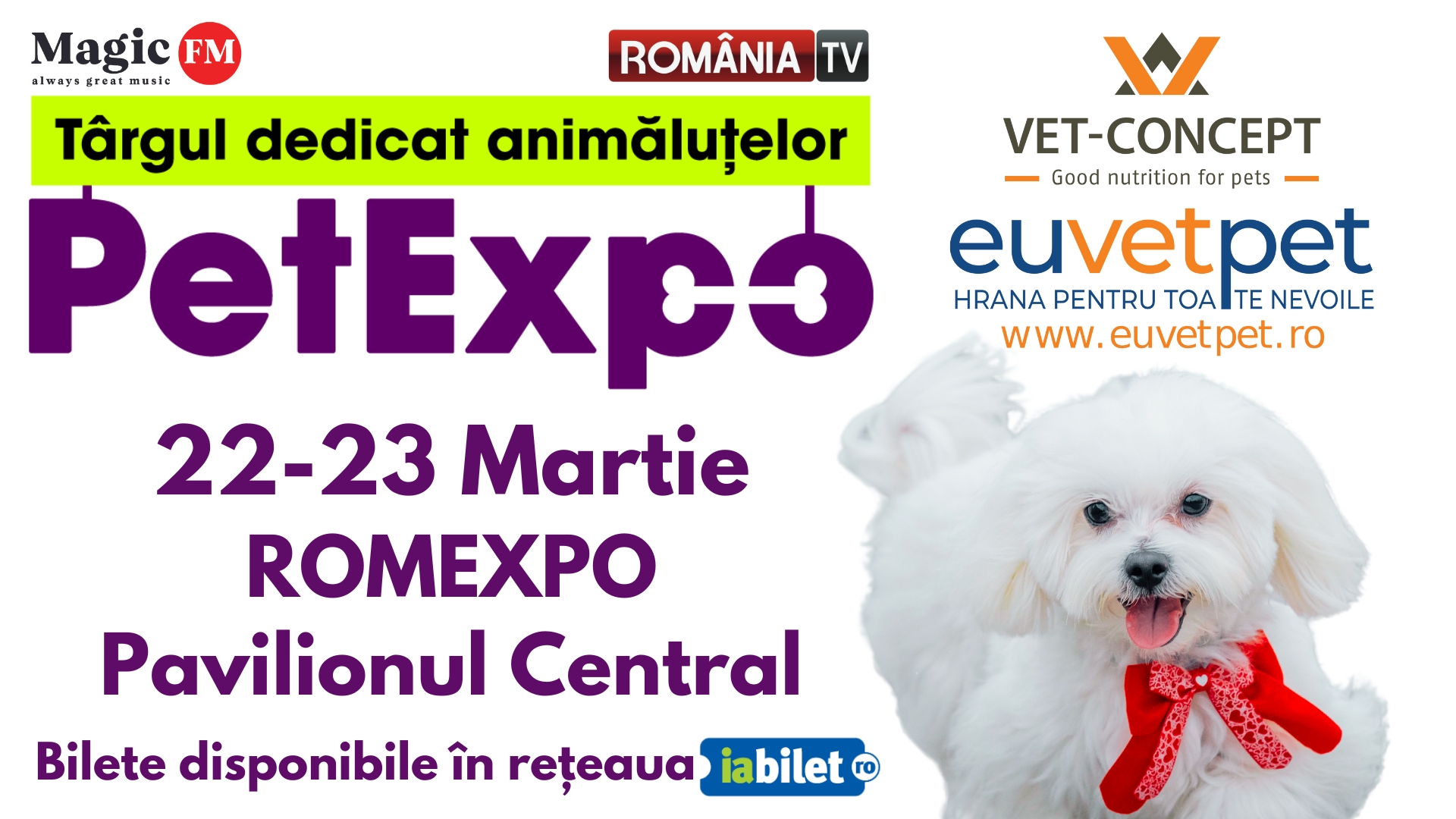 Iabilet orizontal + Ads Petexpo 2025 EuVetPet