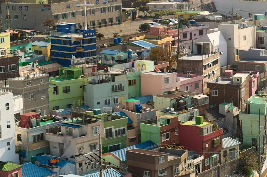 Photo residential areas overview